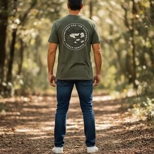 Under Armour Mens Engineered for the Outdoors Graphic T-Shirt Olive Green L